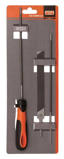 Afbeeldingen van BAHCO Kettingzaagvijlenset ERGO 200X4,0MM