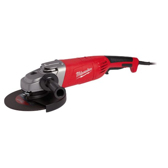 Afbeeldingen van MILWAUKEE Haakse slijper AG24-230E/DMS 230MM 2400W dodemansschakelaar