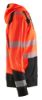 Afbeeldingen van BLÅKLÄDER Hoodie 3546 High Vis rood/zwart M