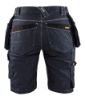 Afbeeldingen van BLÅKLÄDER Short dames denim met stretch X1900 7992 marineblauw/zwart C40