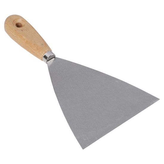 Afbeeldingen van COPENHAGEN PRO Plamuurmes met houten handvat 125MM