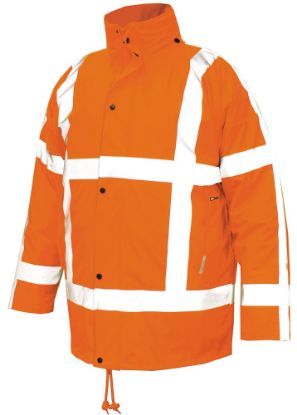 Afbeeldingen van M-WEAR Parka RWS gevoerd 5567 fluoriserend oranje 2XL