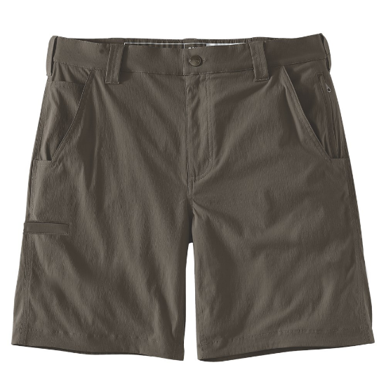 Afbeeldingen van CARHARTT Werkbroek kort ripstop 104198 tarmac W42