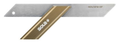 Afbeeldingen van SOLA Verstekhaak ALU-blok met RVS been GWB 300X110MM