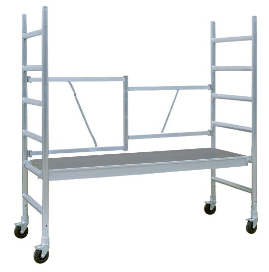 Afbeeldingen van Vouwsteiger 75X185CM 130X330CM platform+luik