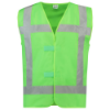 Afbeeldingen van TRICORP Vest reflectie 453004 fluor limoen M