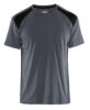 Afbeeldingen van BLÅKLÄDER T-shirt bi-colour 3379 grijs/zwart S