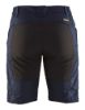 Afbeeldingen van BLÅKLÄDER Short service dames met stretch 7149 donker marineblauw/zwart C48