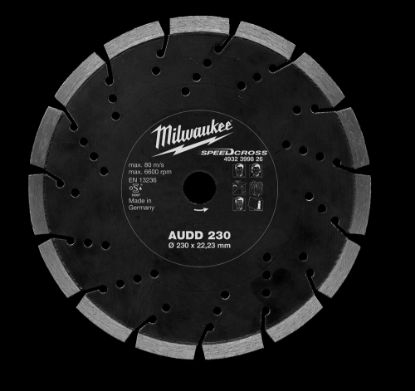 Afbeeldingen van MILWAUKEE Diamantzaagblad beton SpeedCross AUDD 230X22,23MM