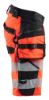 Afbeeldingen van BLÅKLÄDER Short met 4-weg stretch 1120 High Vis rood/zwart C58