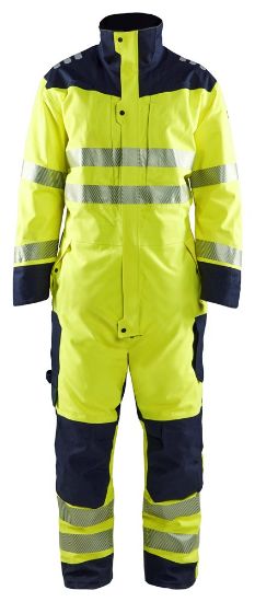 Afbeeldingen van BLÅKLÄDER Winteroverall Multinorm 6317 High Vis geel/marineblauw S