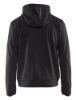 Afbeeldingen van BLÅKLÄDER Hoodie met rits 3363 zwart/rood L