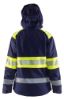 Afbeeldingen van BLÅKLÄDER Shelljack dames 4430 marineblauw/High Vis geel S