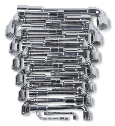 Afbeeldingen van BETA Pijpsleutelset zeskant gebogen 25x 933/S25