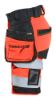 Afbeeldingen van BLÅKLÄDER Short met 4-weg stretch dames 7020 High Vis rood/zwart C34