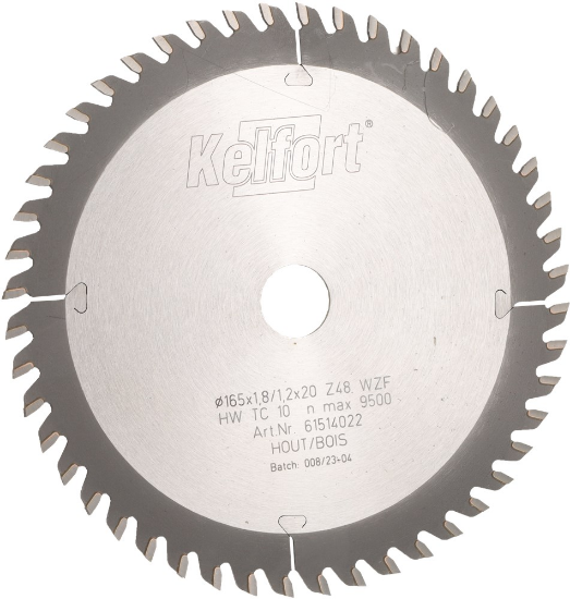 Afbeeldingen van KELFORT Cirkelzaagblad HM 165X1,8X20MM Z=48 FWS
