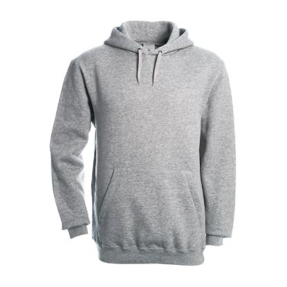 Afbeeldingen van B&C Hoodie 5WU620 heather grey XXS