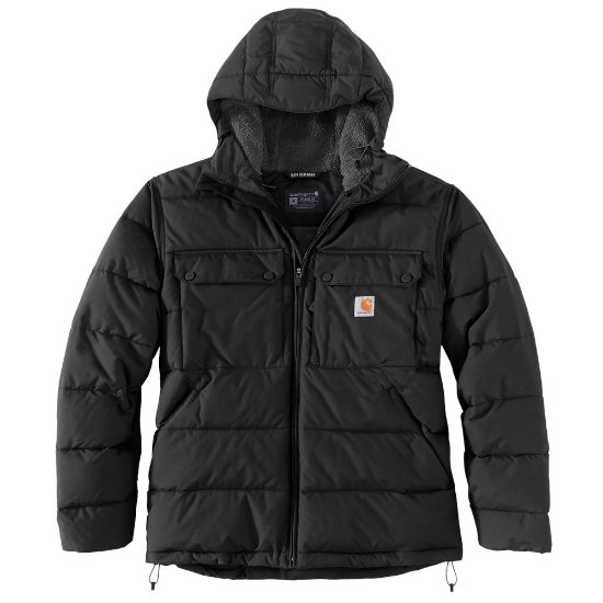 Afbeeldingen van CARHARTT Jas Loose Fit gevoerd waterafstotend 105474 zwart M