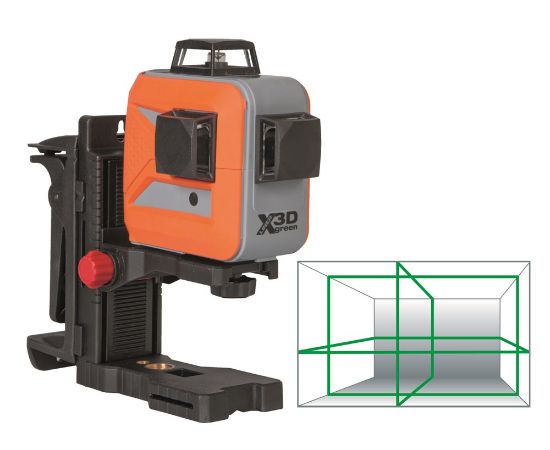 Afbeeldingen van NEDO Punt- en lijnlaser X-Liner 3D green 460876