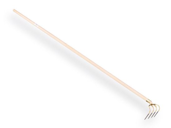 Afbeeldingen van Mesthaak 4-tands tapse steel 270CM 21CM