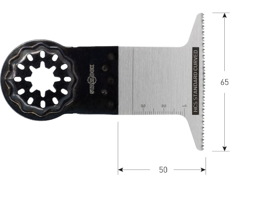 Afbeeldingen van ROTEC Invalzaagblad MTS65 HCS Starlock hout 65X50MM 10x