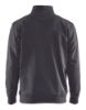 Afbeeldingen van BLÅKLÄDER Sweatshirt bi-colour met halve rits 3353 medium grijs/zwart 2XL