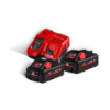 Afbeeldingen van MILWAUKEE Accu NRG pakket grote capaciteit 2X3,0Ah + M12 2,0Ah + M12-18 snellader M18HNRG-302