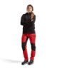 Afbeeldingen van BLÅKLÄDER Hoodie dames met rits 3395 zwart M