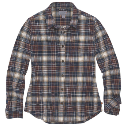 Afbeeldingen van CARHARTT Overhemd Hamilton flannel dames 104516 twilight S