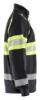 Afbeeldingen van BLÅKLÄDER Sweater met rits 3551 zwart/High Vis geel XS