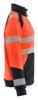 Afbeeldingen van BLÅKLÄDER Sweater dames met rits 3508 High Vis rood/zwart S