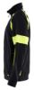 Afbeeldingen van BLÅKLÄDER Sweater Visible met rits 3567 zwart/High Vis geel L