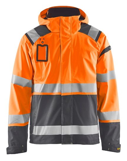 Afbeeldingen van BLÅKLÄDER Shelljack 4987 High Vis oranje/medium grijs M