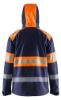 Afbeeldingen van BLÅKLÄDER Softshell jack 4494 marineblauw/High Vis oranje L