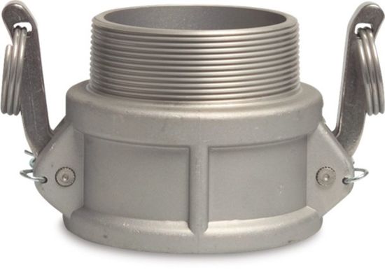 Afbeeldingen van Snelkoppeling aluminium 2" M-deel Camlock B/buitendraad 16bar