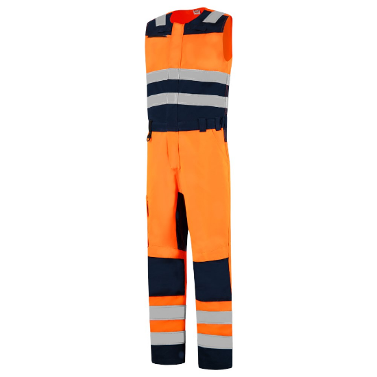 Afbeeldingen van TRICORP Bodybroek High Vis bi-colour 753007 fluor oranje/inkt 48