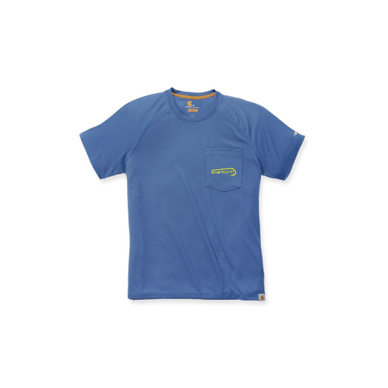 Afbeeldingen van CARHARTT T-shirt Fishing 103570 federal blue XS