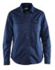 Afbeeldingen van BLÅKLÄDER Overhemd dames Twill 3208 marineblauw XS