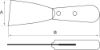 Afbeeldingen van BAHCO Afsteekmes houten grip 30MM
