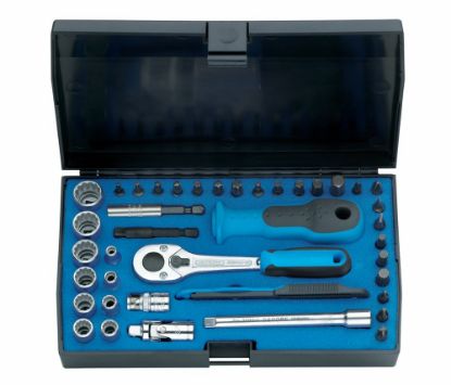 Afbeeldingen van GEDORE Dopsleutelset ¼" D 20 TMU-10 UD-IN-IS-PH-PZ-TX 40x