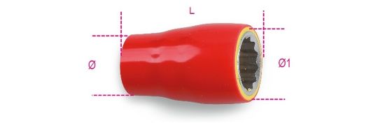 Afbeeldingen van BETA Dopsleutel ⅜" twaalfkant 7MM 910MQ-B 7