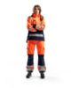 Afbeeldingen van BLÅKLÄDER Shelljack dames 4904 High Vis oranje marineblauw M