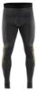 Afbeeldingen van BLÅKLÄDER Lange onderbroek 100% merino XLIGHT 1844 donkergrijs/geel L