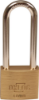Afbeeldingen van OXLOC Cilinderhangslot EV messing hoog 40X63MM