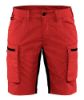 Afbeeldingen van BLÅKLÄDER Short service dames met stretch 7149 rood/zwart C36