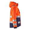 Afbeeldingen van BLÅKLÄDER Winterjas dames 4872 High Vis oranje/marineblauw S