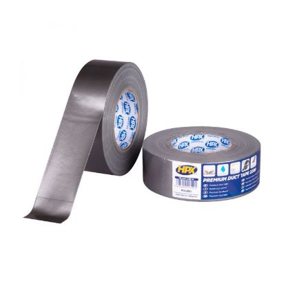 Afbeeldingen van HPX Ducttape 2200 zilver 25MM 50M