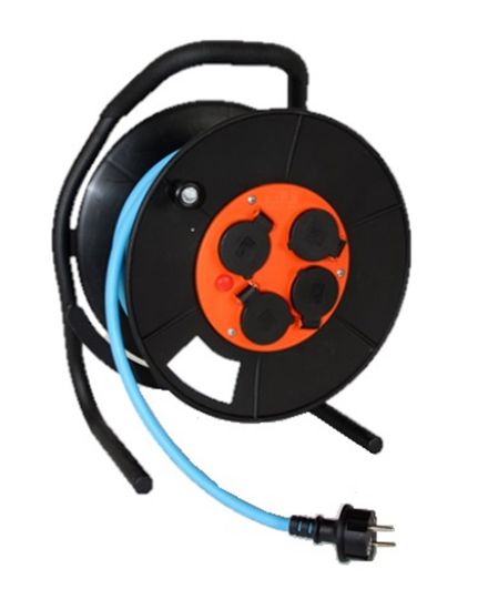 Afbeeldingen van VAN BERLO Kabelhaspel blauw HO7RN-F 3X2,5MM² 40M