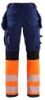 Afbeeldingen van BLÅKLÄDER Werkbroek met 4-weg stretch dames 7193 marineblauw/High Vis oranje C36