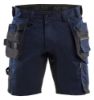 Afbeeldingen van BLÅKLÄDER Short met 2-weg stretch 1752 donker marineblauw C64
